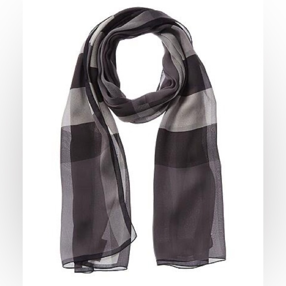 Burberry Scarf “The Lightweight Silk Scarf”